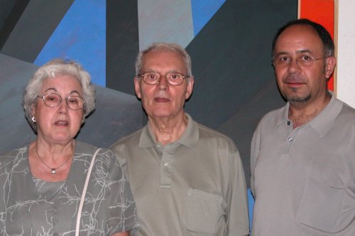 El autor con Diego y su esposa Teresa
