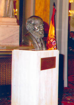Busto de D. Santiago Ramn y Cajal en el Senado